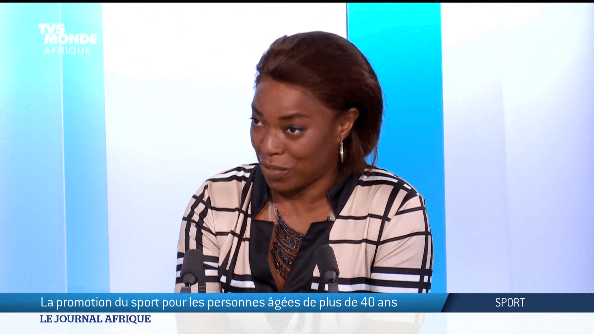 Marie Gnahoré dans le journal Afrique sur TV5 Monde