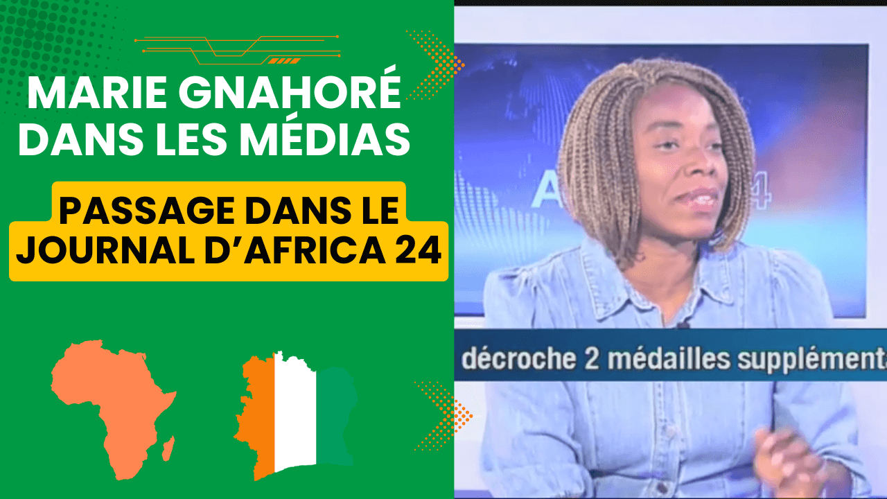Marie Gnahoré dans le journal d&rsquo;Africa 24
